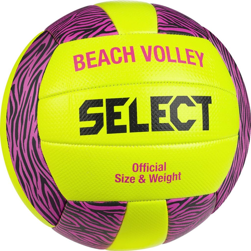 SELECT Beach Volleyball v23, Gr.5, gelb pink schwarz Produktbild 