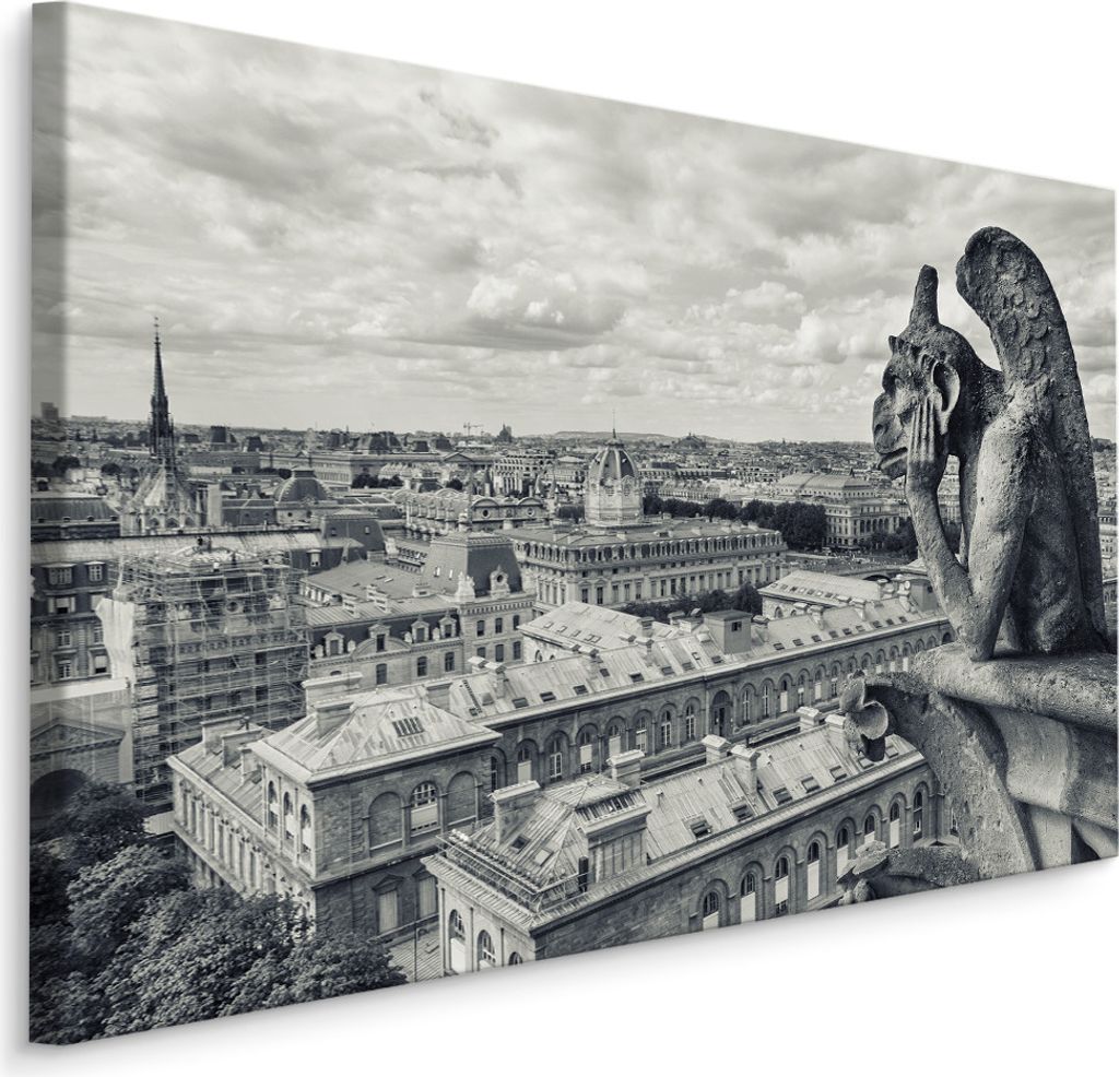 Fabelhafte Canvas LEINWAND BILDER 100x70 cm XXL Kunstdruck Paris Stadt Notre-Dame