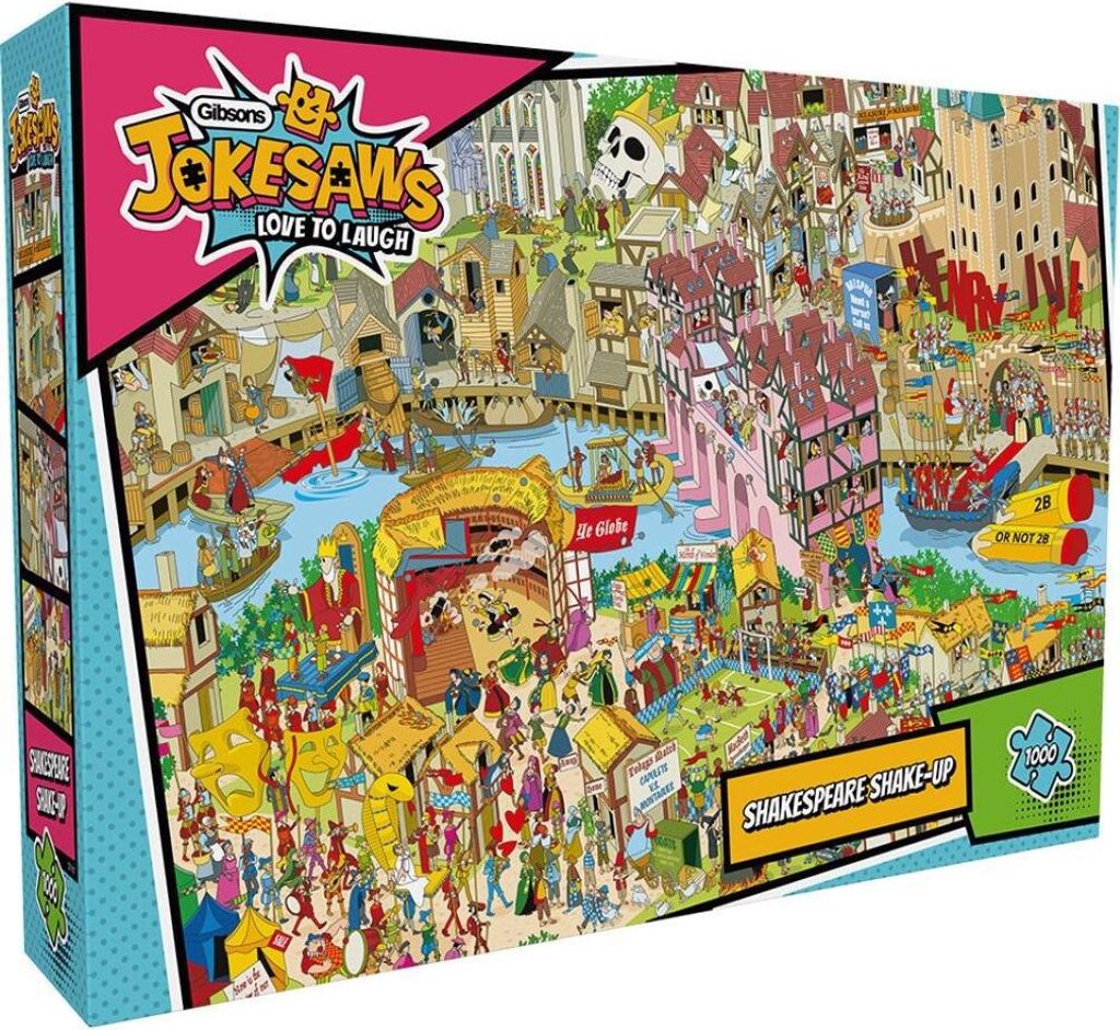 GIBSONS Puzzle Jokesaws: Shakespeare Shake-up 1000 DLCs