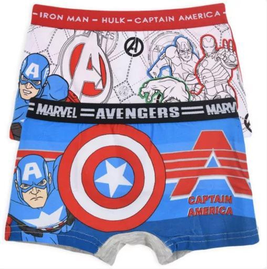 Avengers Kinder Boxershorts 2 Stück/Paket 6/8 Jahre