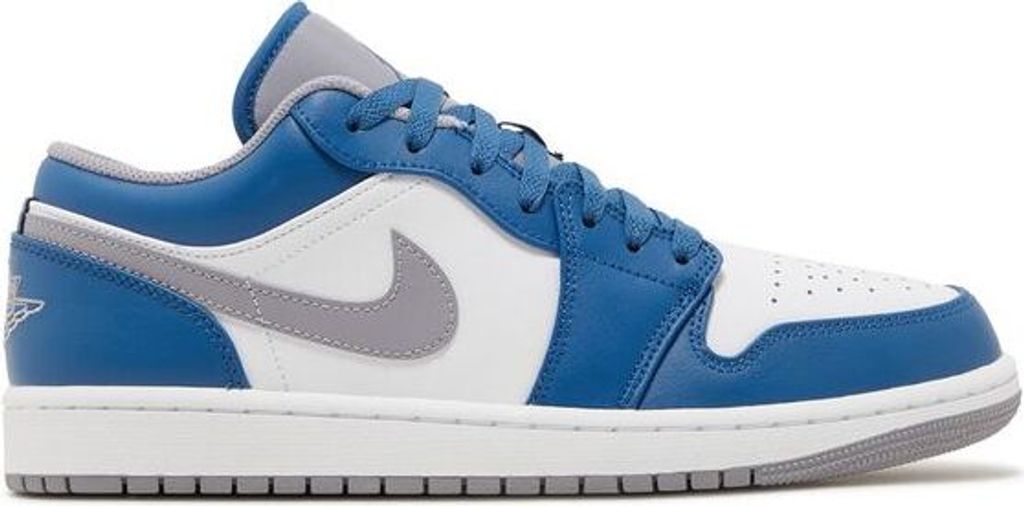 Air Jordan 1 Low True Blue Cement - EU: 42