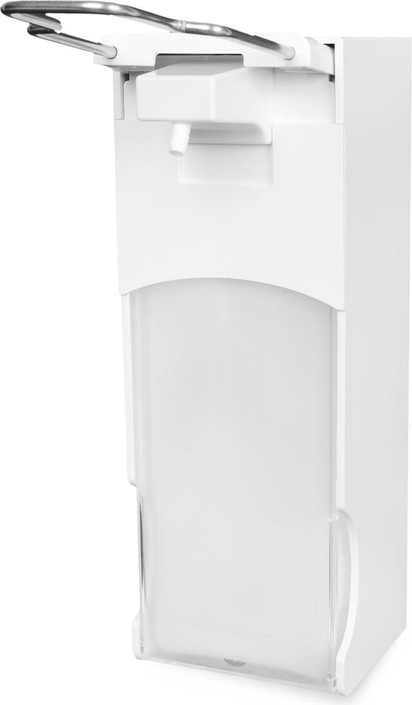 Seifenspender SemyTop - Armhebel-Dosierspender - 1000 ml - weiß - Kunststoff