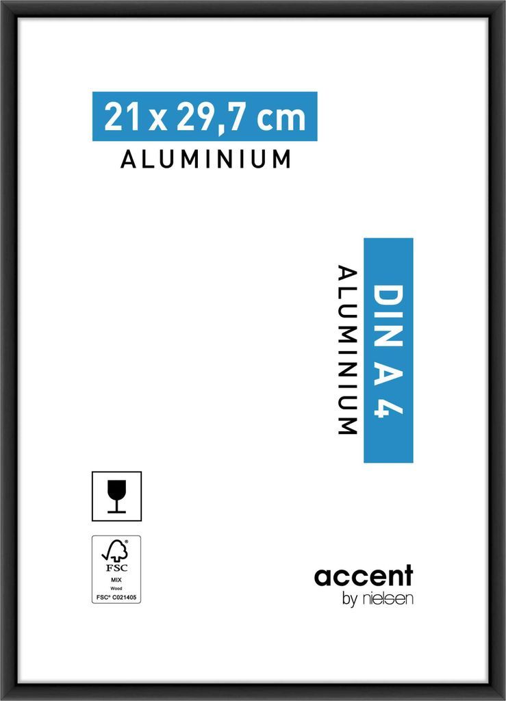accent by nielsen Aluminium Bilderrahmen Accent, 21x29,7 cm Produktbild 