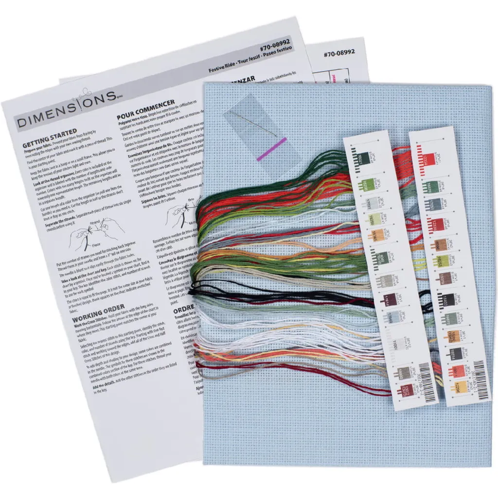 Kit Ricamo Viaggio Festivo Dimensions - Unisciti alla Tradizione - 3