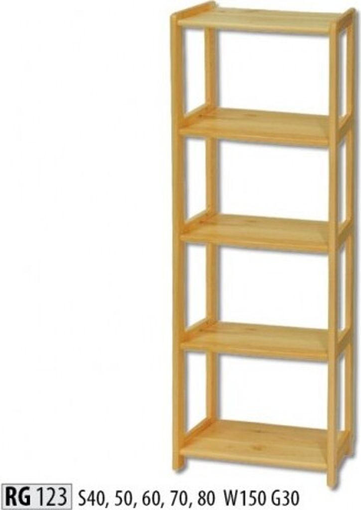 Holz Regal Bücherregal Wandregal Aktenregal Schrank Büro Standregal Vollholz Neu