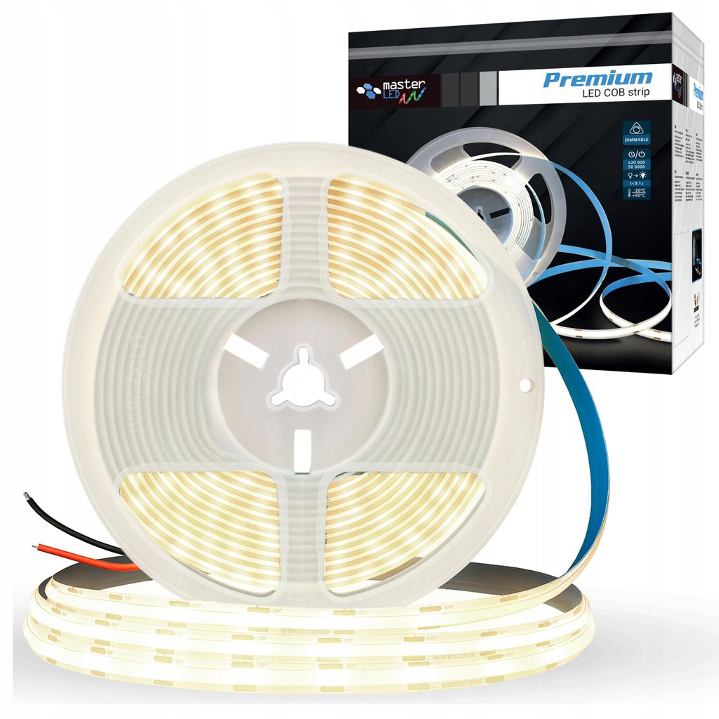 MasterLED LED COB pásky 5 m, 24 V DC, 4000 K neutrální Obrázek produktu 