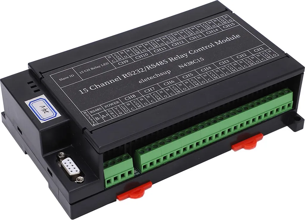 Module de Relais 16 Canaux RS485 RS232 DC24V pour Automate API et PC