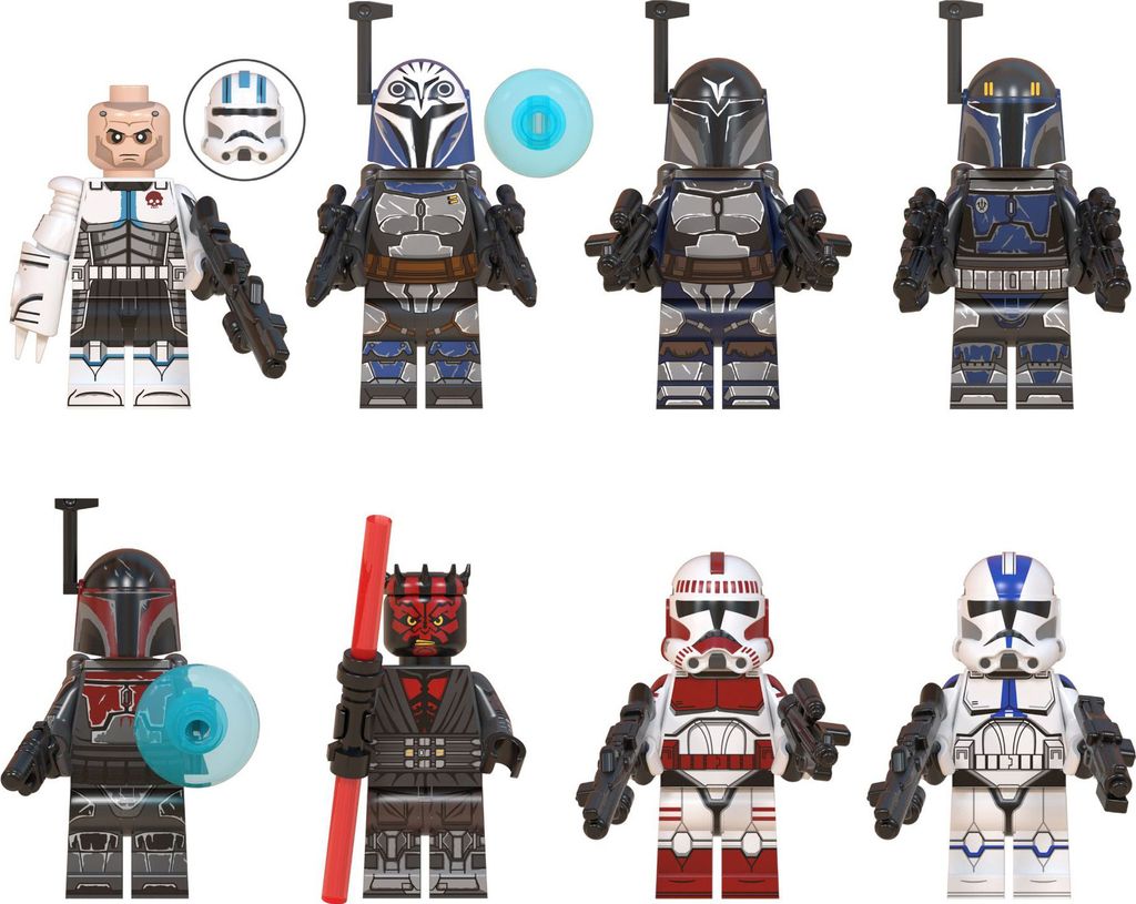 8 Puppenspielzeug Star Wars Figurenserie Kinderbausteinspielzeug
