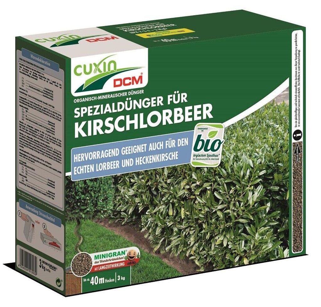 CUXIN DCM Kirschlorbeerdünger 3 kg Produktbild 