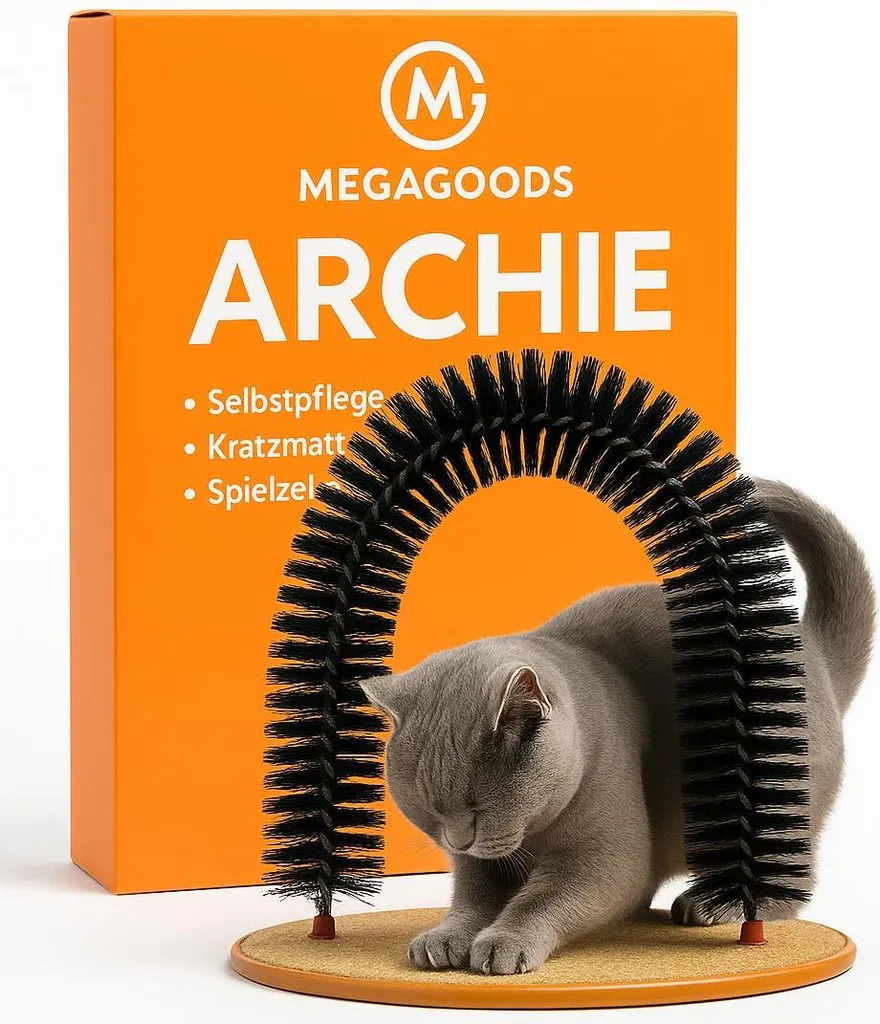 Solution anti-griffures : Arc masseur et griffoir pour chat autonome