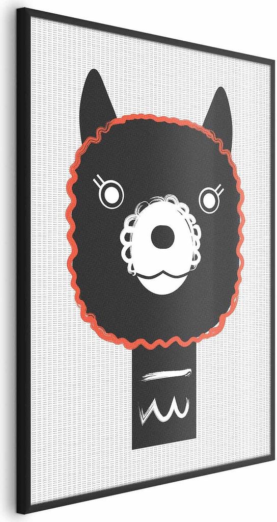 Posterpapier Poster - Decorative Alpaca 60x90 cm Für Kinder e-A-0116-ao-a