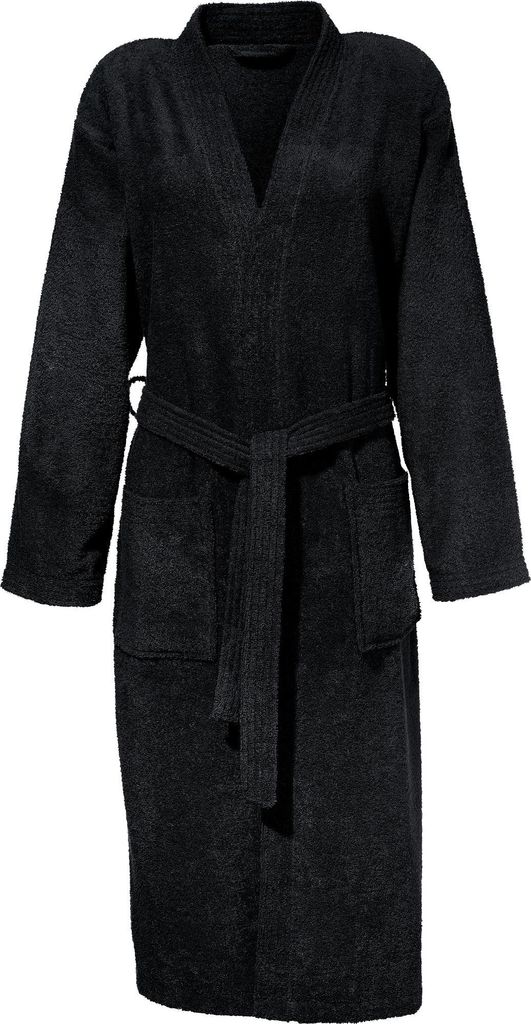 REDBEST Uni-Bademantel Chicago" schwarz L"