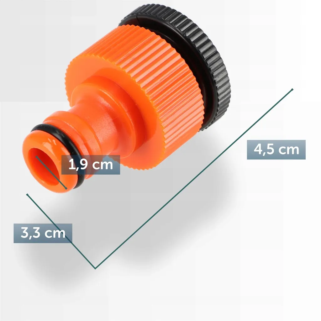 Raccord de robinet robuste en ABS, installation facile sans aucun outil - 3
