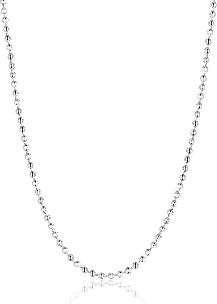 Collier long Sagapò Ripple en argent pour homme de 71 à 90 cm SRP01
