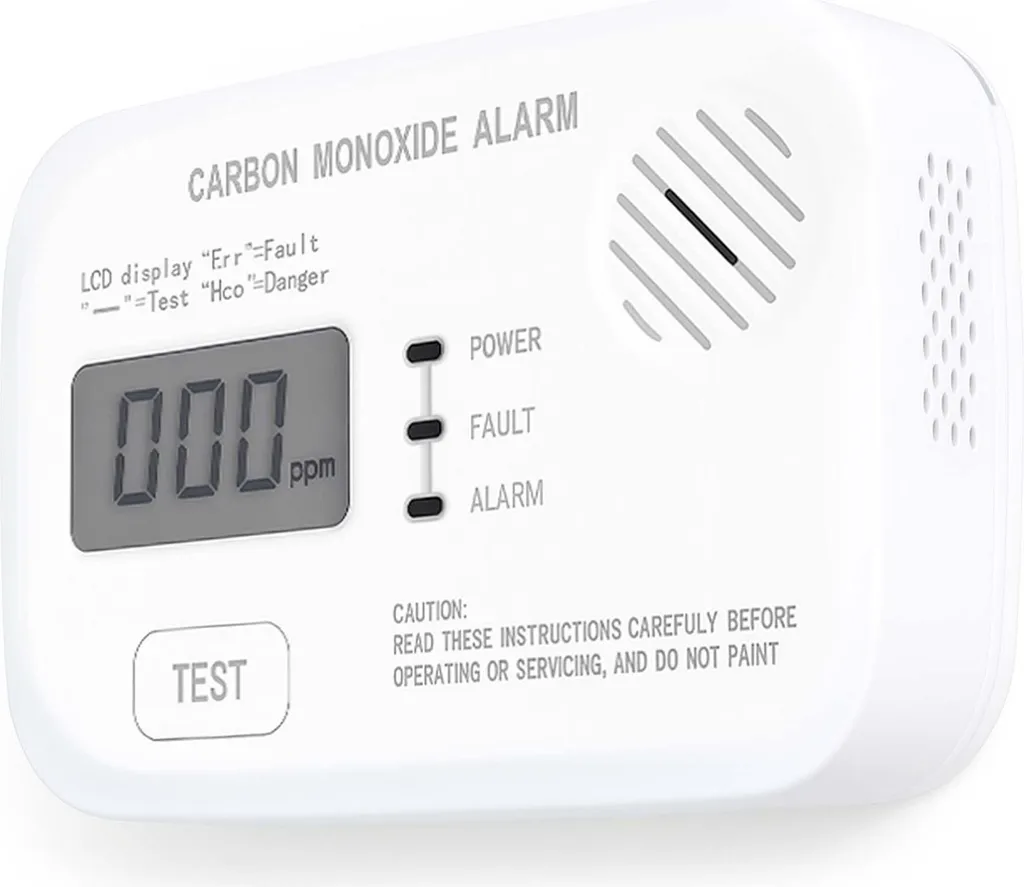 Détecteur de monoxyde de carbone Wiltec pour chaudière et cheminée