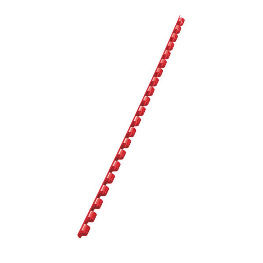 Leitz Plastic Comb Spines, 100 Pcs., Rot, 320 mm, 6 mm