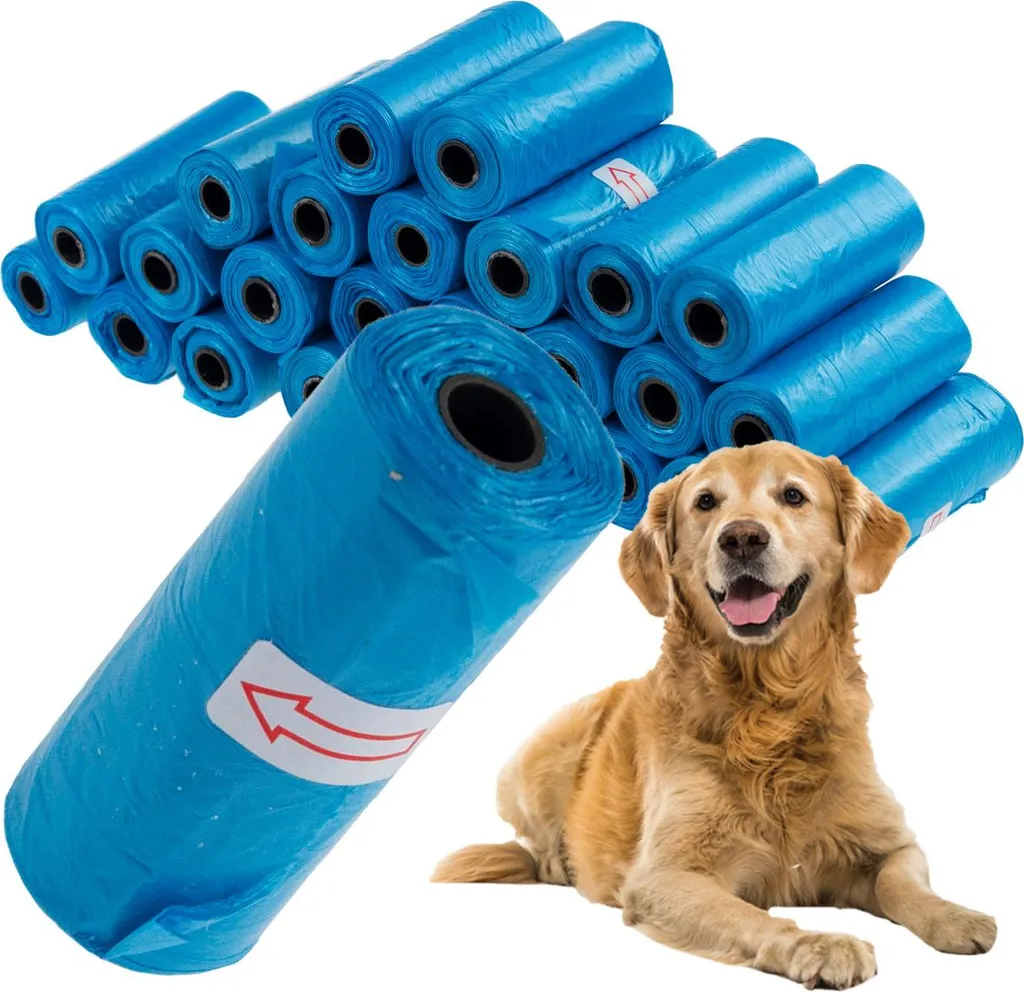 Sacchetti per cacca di cane 375 confezione da 25 rotoli
