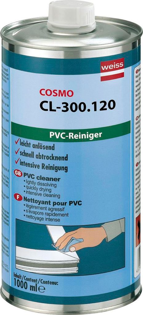 COSMO CL-300.120 PVC-Reiniger 1000ml Produktbild 
