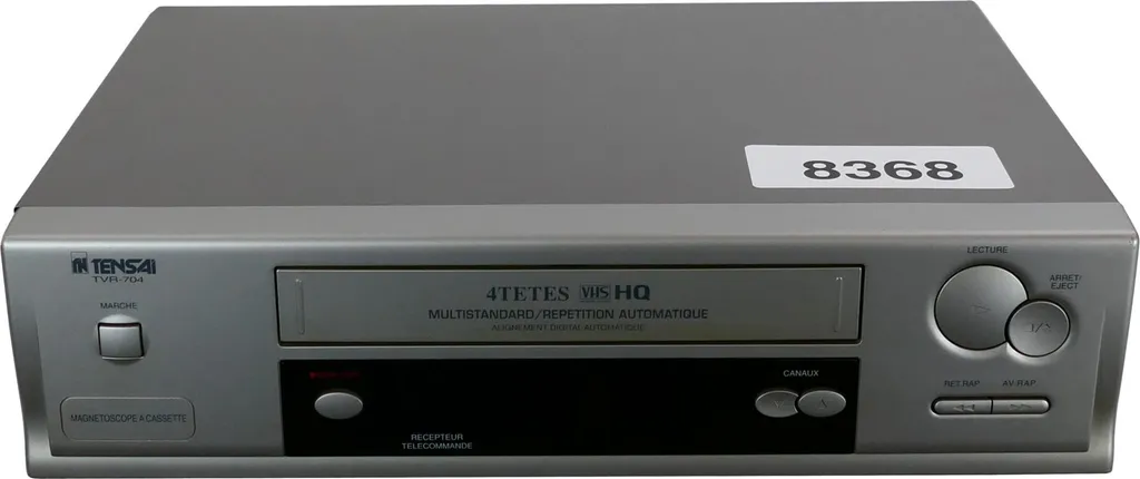 Magnétoscope Rare Tensa TVR-704 Multisystème Vidéo PAL SECAM NTSC 4.43