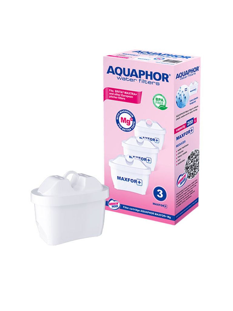 Wkład filtrujący AQUAPHOR MAXFOR+ Mg. Zestaw 3 - przeciw Zdjęcie produktu