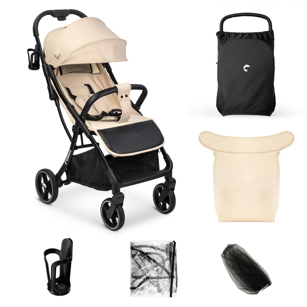 Sportovní kočárek Kidnort Fjällräv béžový Obrázek produktu 