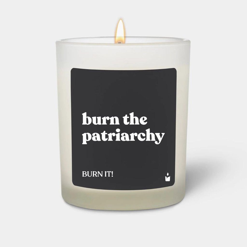 ChattyCandles Duftkerze Flowery burn the patriarchy - burn it!