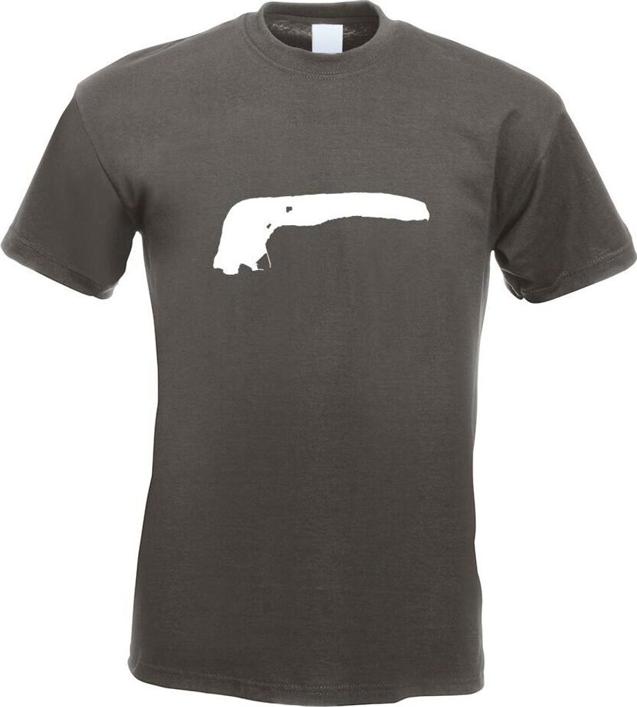 Kiwistar - T-Shirt - Graphit - Langeoog - Deutschland - Insel Motiv Bedruckt Funshirt Design Print - mit Motiv Bedruckt - Funshirt Design - Sport -...