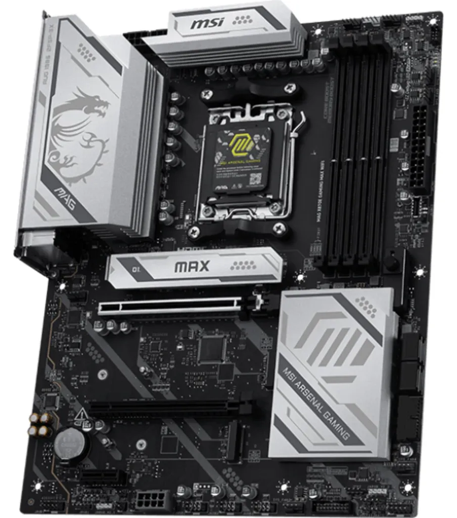 MSI MAG X870E Gaming Max Wifi avec Support PCIe 5.0 et Réseau Wi-Fi 7