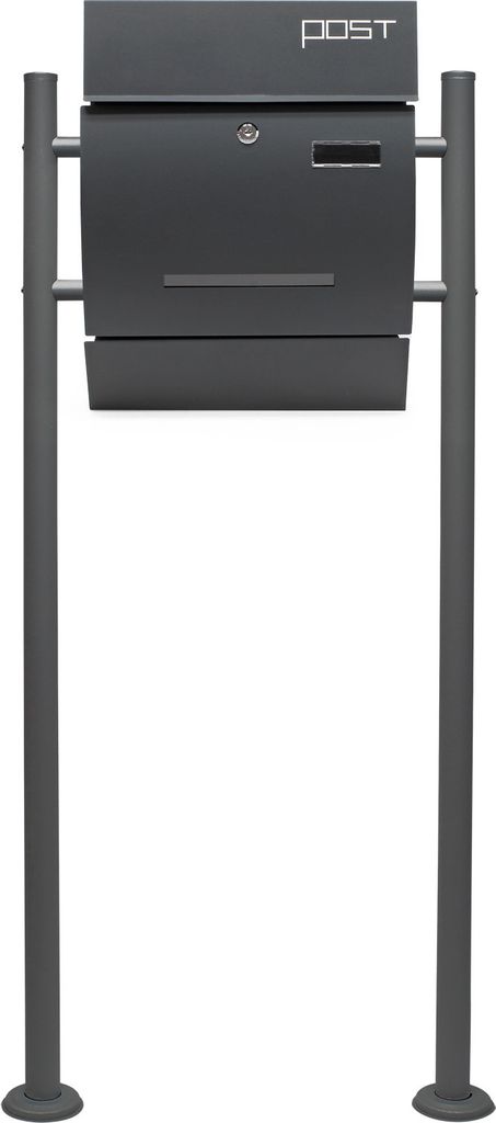 Wiltec set cassetta postale di design V4 antracite 350 x 95 Immagine del prodotto 