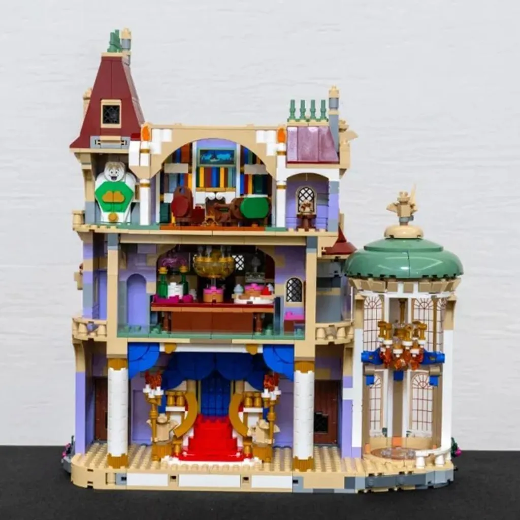 Maquette château de princesse rouge : Jeu de construction expert