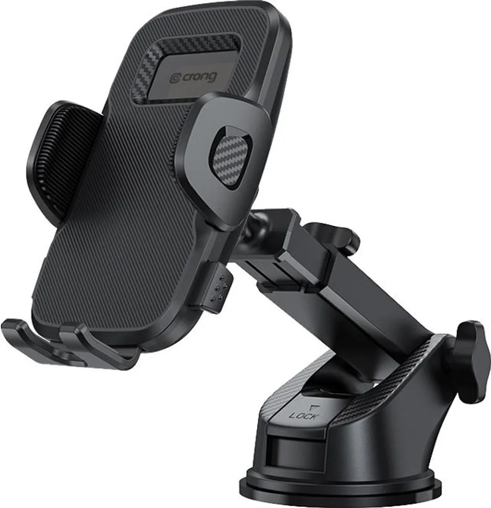 Supporto Auto 2in1 Crong Carclip | Telescopico per Professionisti