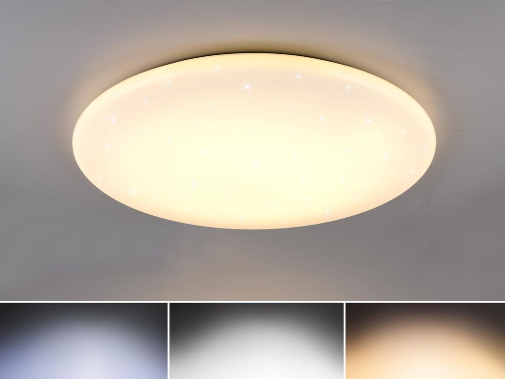 Plafond Plafond moderne à encastrer LED NAGANO blanc Trio Image du produit 