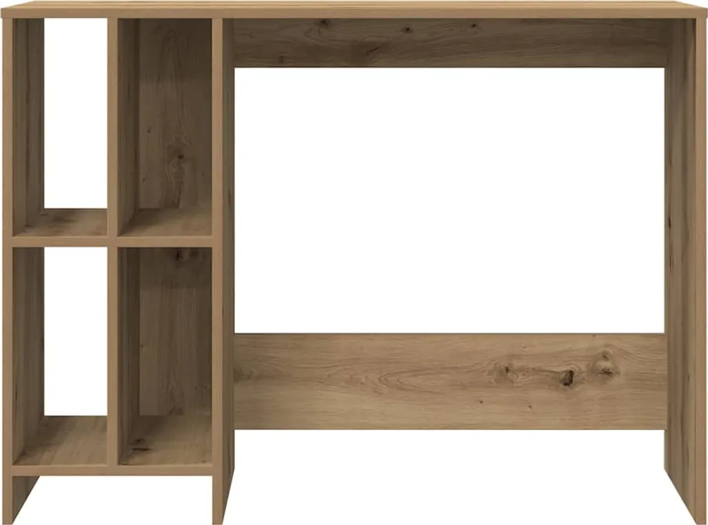 Scrivania Artigianale Rovere 102,5x35x75 cm - Mobile Ingresso Salvaspazio - 4