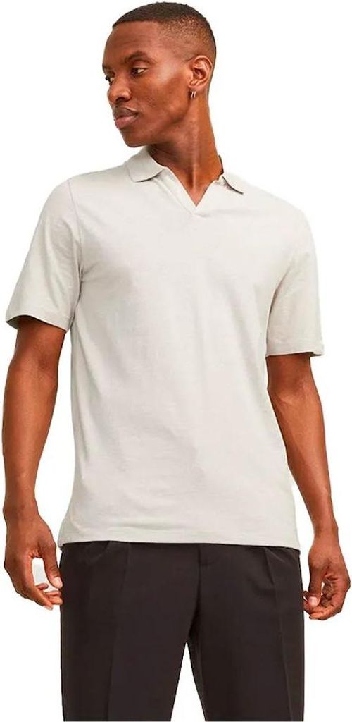 Jack & Jones Summer Linen Kurzarm-poloshirt Beige S Herren Beige S