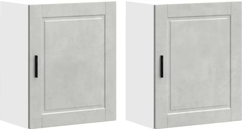 Pensili Moderni SYFAX Grigio Cemento: 2 Pezzi per la Cucina dei Sogni