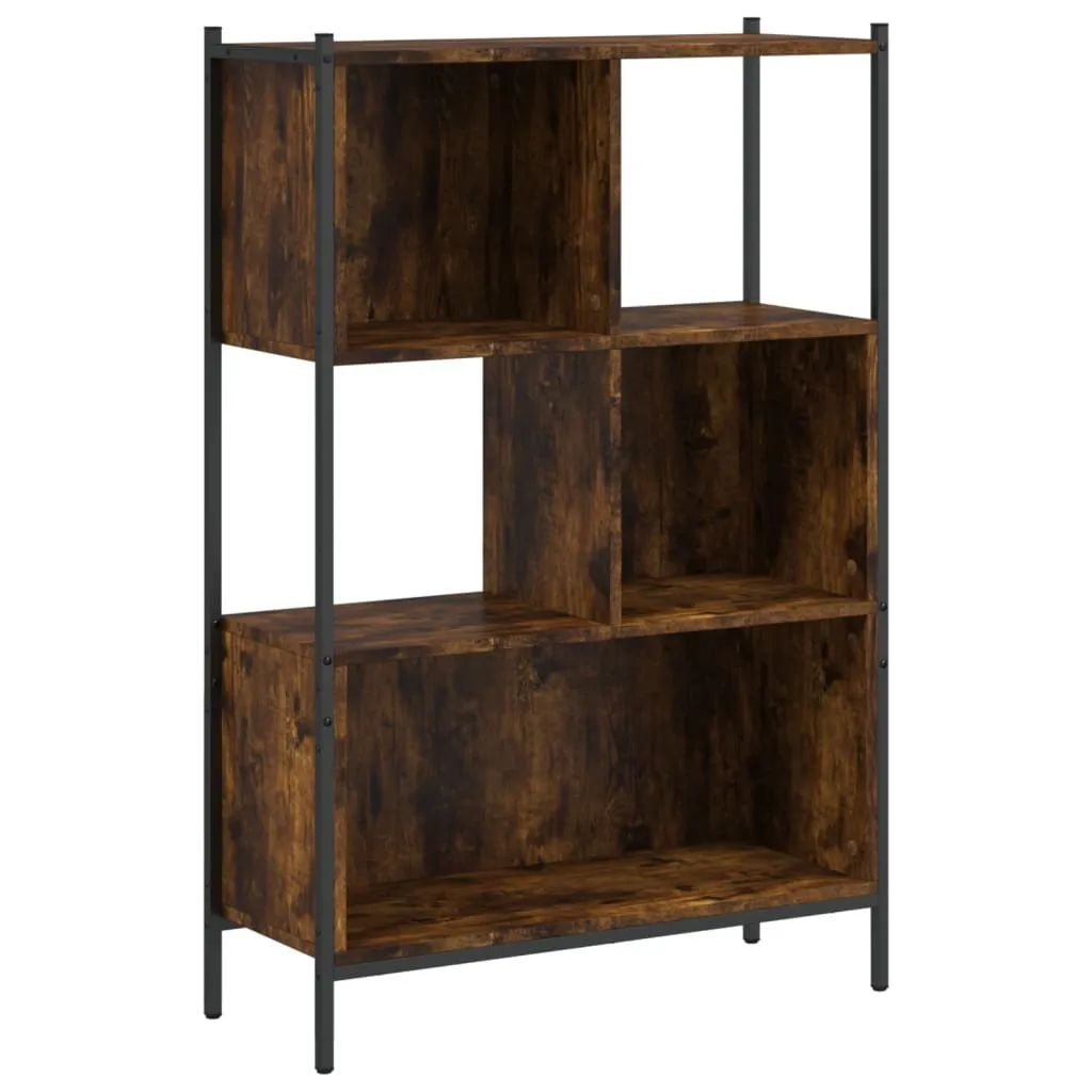 Scaffale SYFAX™ Rovere Fumo | 72x28x109 cm Design per Soggiorno