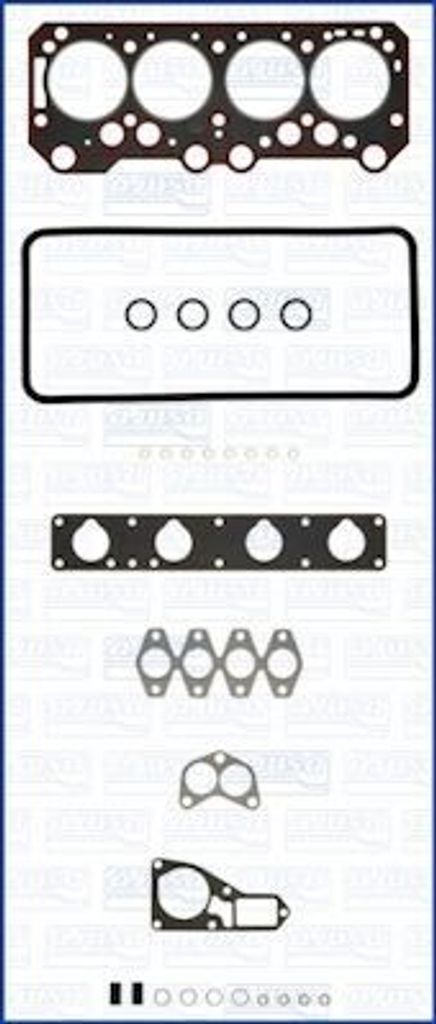 AJUSA 52028100 Zylinderkopf Dichtungssatz passend für PEUGEOT 505 (551A) 504 Cabriolet 504 (A, M) 504 Coupe 505 Break (551D) 604 (561A)