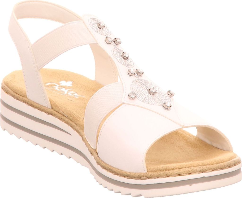 Damen Sale WeiÃƒÂŸe Damen Sandalen Rieker Rieker Sandale (63261