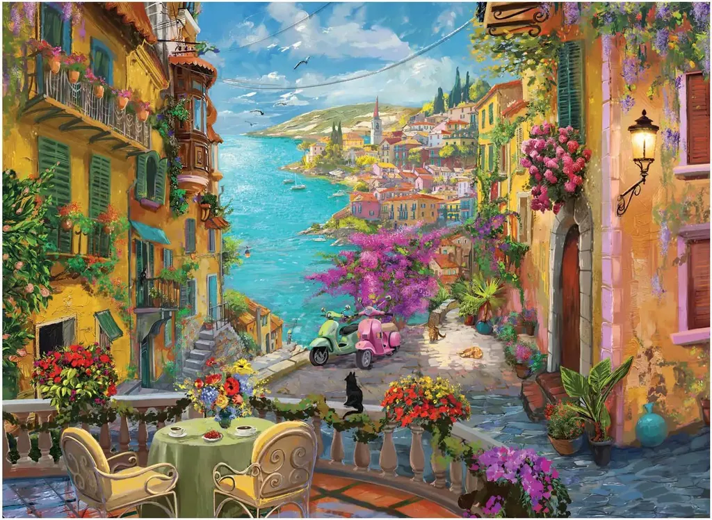 Puzzle 4000 pièces Amalfi - Décoration murale géante à assembler
