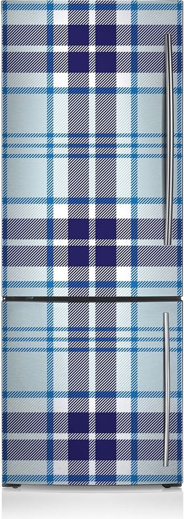 Magnetfolie Aufkleber Kühlschrankmagnete 60x205 cm - Scottish Check.