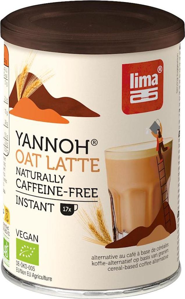YANNOH LATTE Instant-Getreidekaffee 100 g – LIMA
