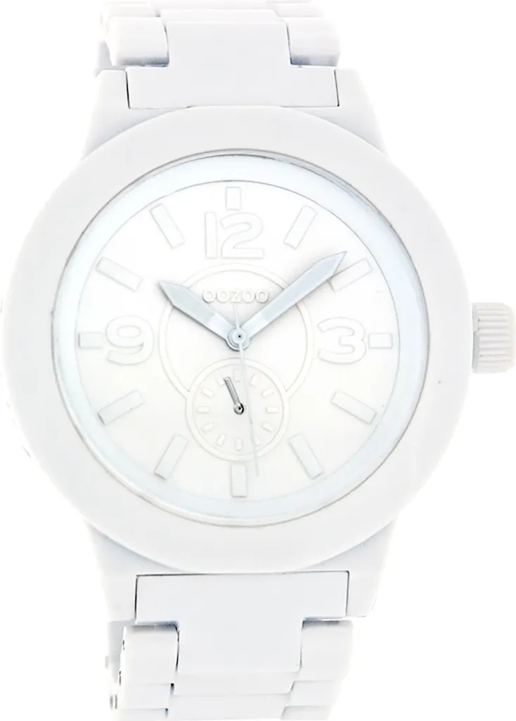 Montre Oozoo Blanche Vintage UOC4115A - Légère et Lisible au Quotidien