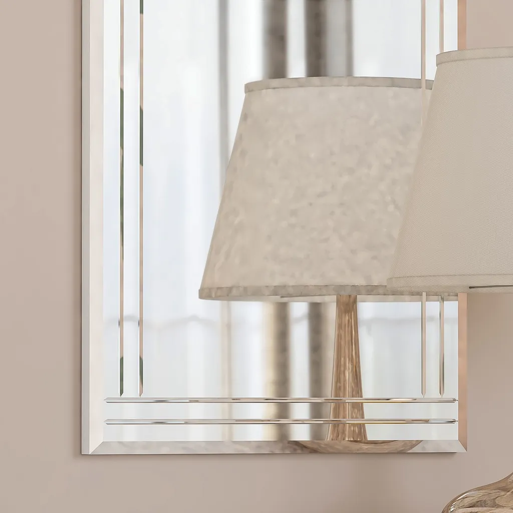 Triptyque de Miroirs Muraux Design Mini Buhem en Verre et MDF de 70 cm - 4