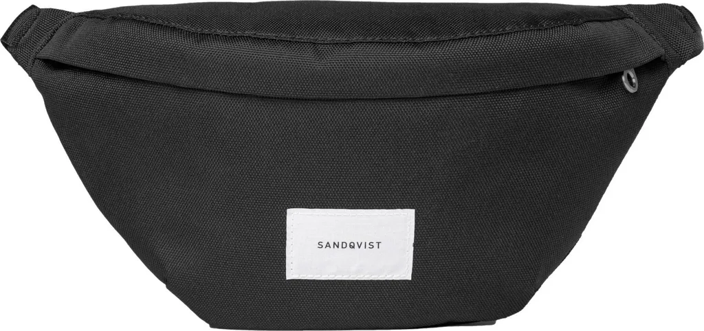 Sandqvist Ground Crossbody 30cm Nero - Borsa a Tracolla Originale