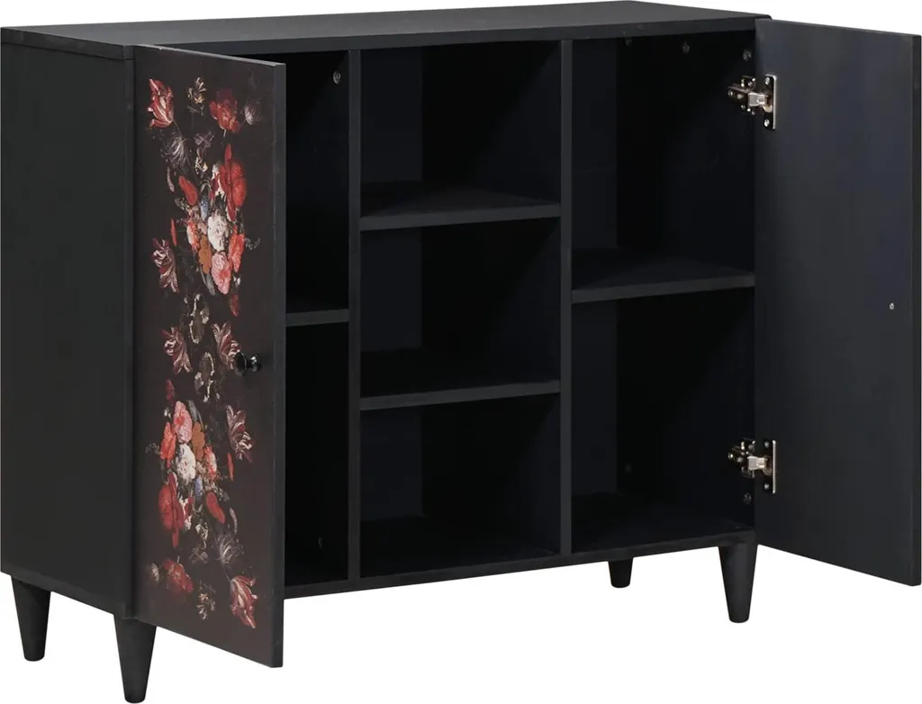 Mobiletto Multicolore vidaXL 90 cm Mango Massello | Arredo Boho Chic