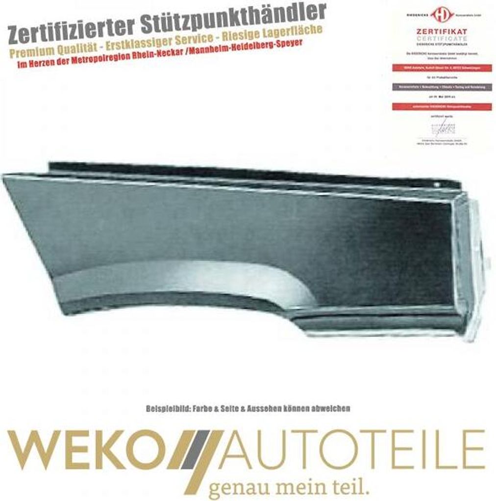 Kotflügel vorne rechts DIEDERICHS 3430006 passend für FIAT