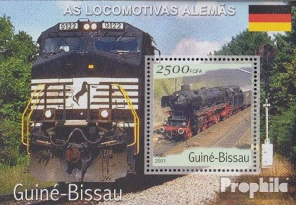 Briefmarken Guinea-Bissau 2001 Mi Block358 postfrisch Transport- und Verkehrsmittel