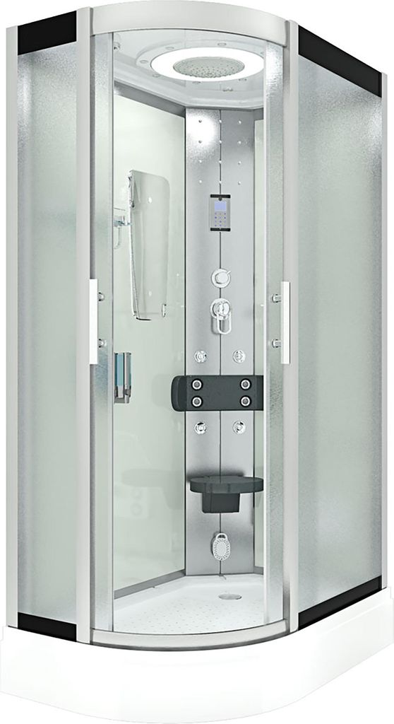 Dusche Duschkabine D60-70M2L Duschtempel Sauna 120x80 cm