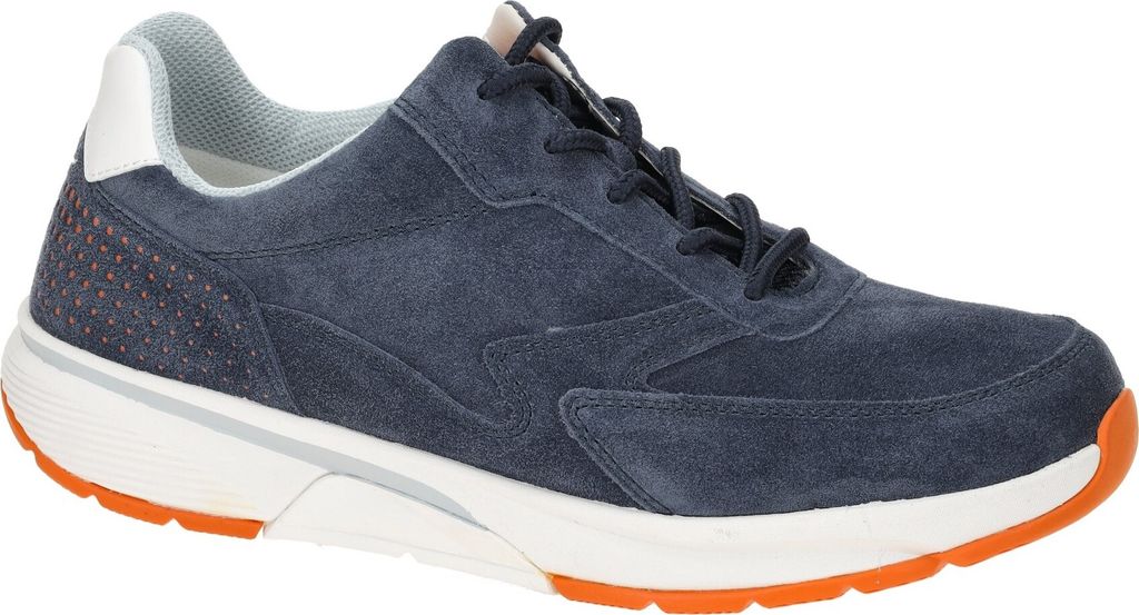 Gabor ROLLINGSOFT Damenschuhe - bequeme Schnür- Halbschuhe blau Freizeit NEU