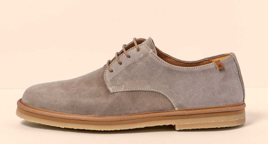 El Naturalista Schuhe Herren N5952 SILK SUEDE TAUPE/ LUMBIER Farbe Beige